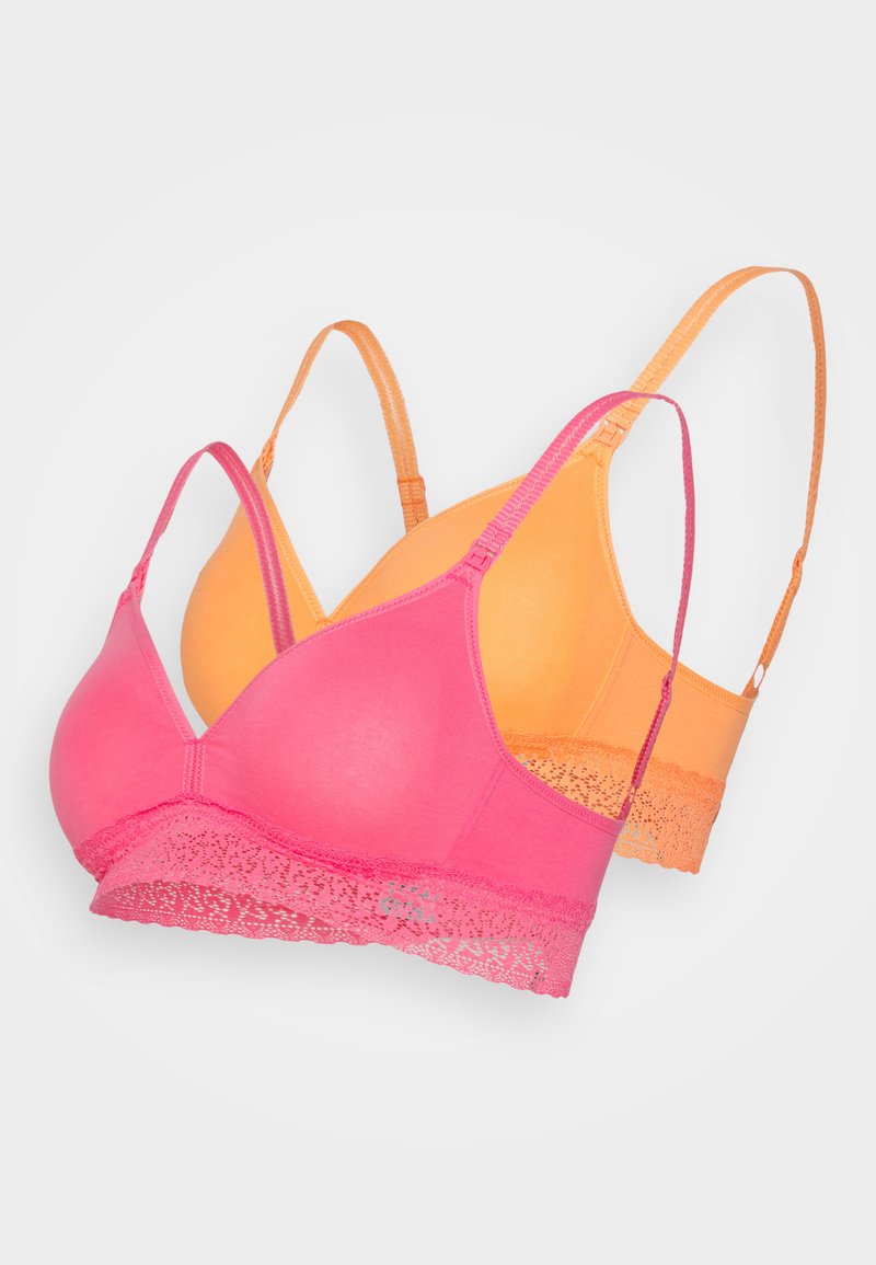 LASCANA - PETITE FLEUR NURSING BRA 2 PACK - Sujetador sin aros - pink/orange, Ampliar