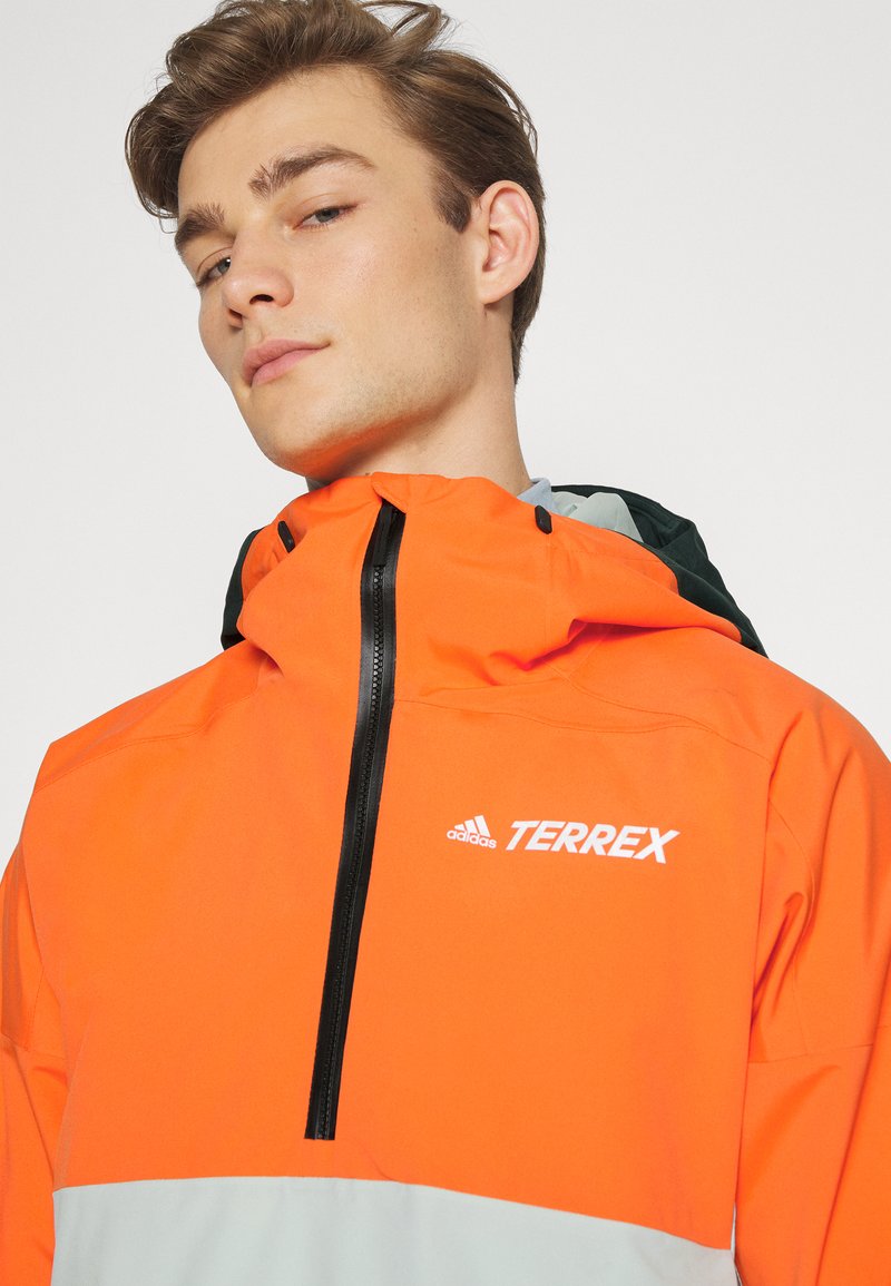 adidas terrex jacket orange