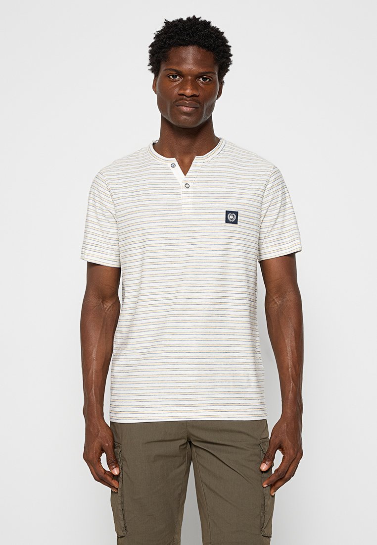 Lerros T-shirt print crème