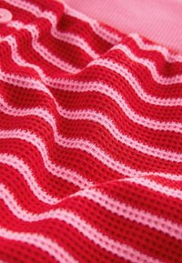 Next REGULAR FIT - WAFFLE LONG SLEEVE SET - Pyjama - red pink stripe