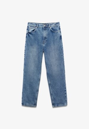 INSIDE BAGGY DESGASTADO - Vaqueros rectos - azul