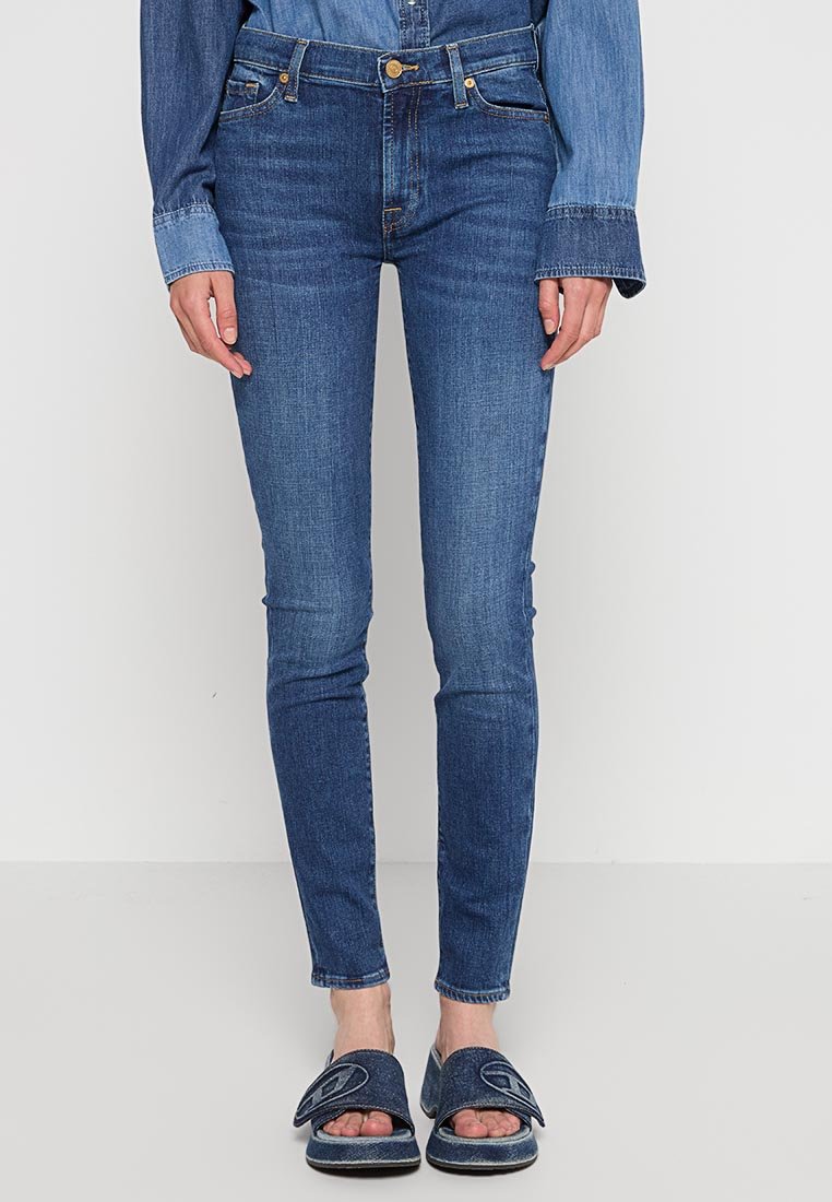 7 For All Mankind Slim fit jeans donkerblauw 7 For All Mankind Slim fit jeans donkerblauw