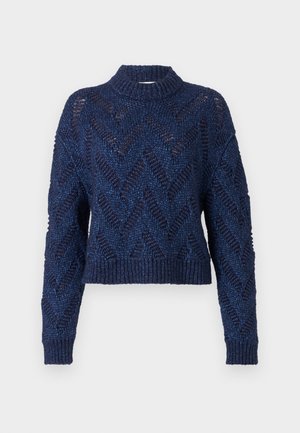 Henrik Vibskov Striktrøje - flat navy