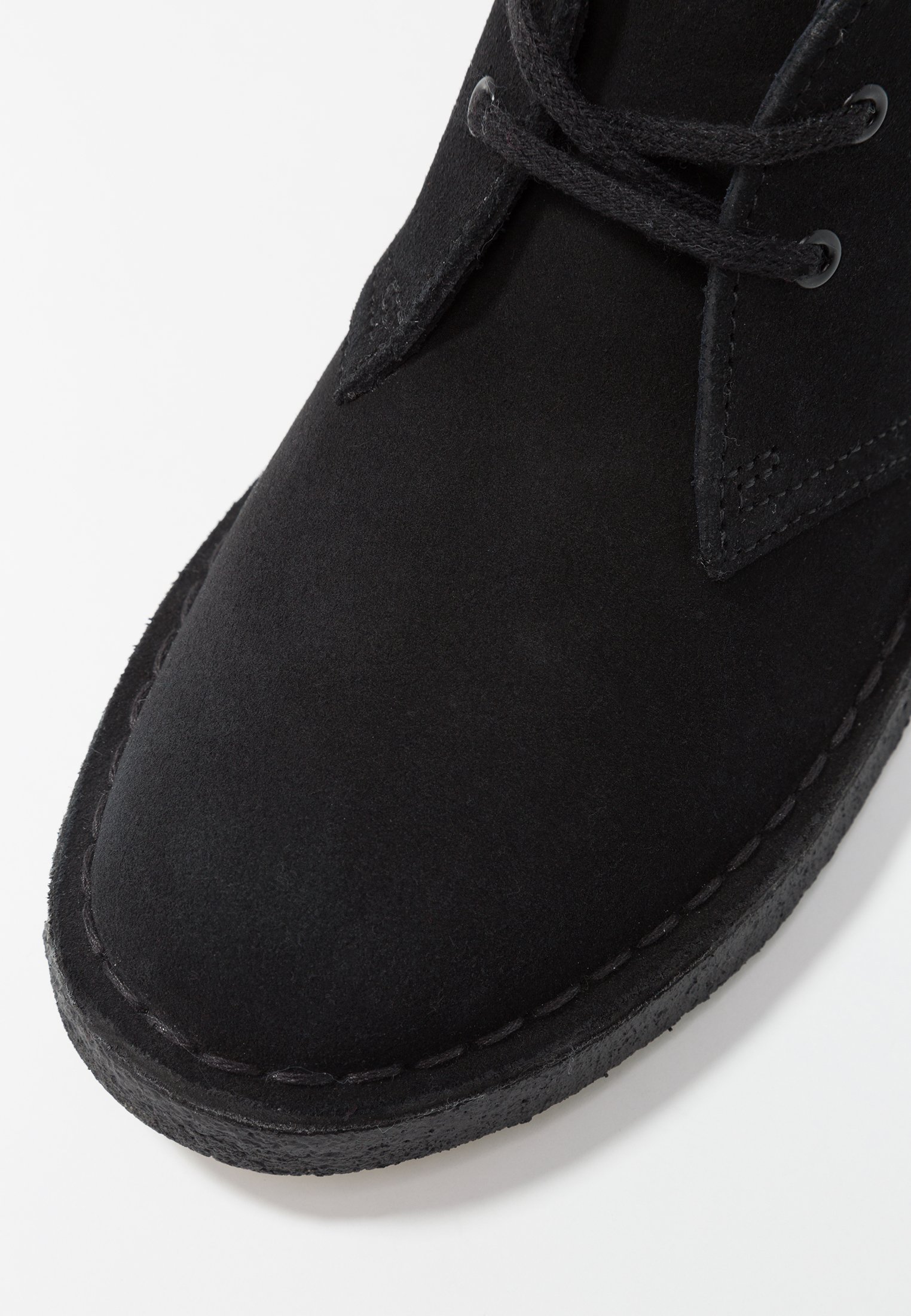 Clarks Originals DESERT BOOT - Sportieve veterschoenen - black/gemêleerd  zwart - Zalando.nl