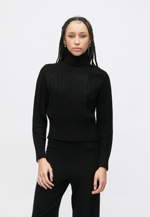 CABLE YUKI - Pulover - jet black