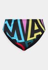 SWIM WOMEN PRINTED HIGH WAIST BRIEFS - Slip bikini - multi-coloured