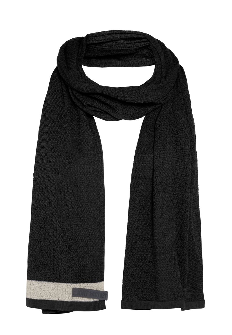 Knit Factory JUNE - Sjaal - black