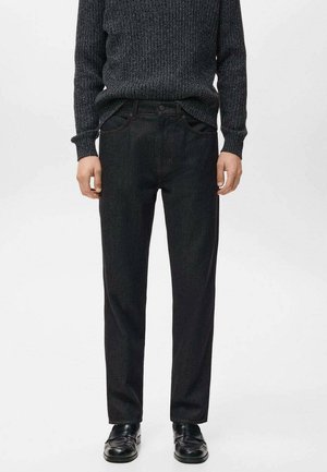 Vaqueros rectos - black denim