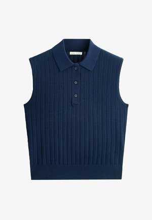 OYSHO, Poloshirt - metallic blue
