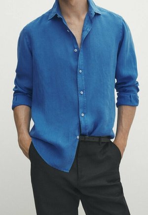 Vapaa-ajan kauluspaita - dark-blue denim