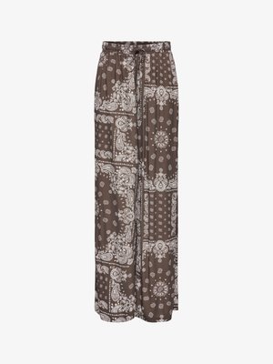 ONLY, ONLKAVI Wide Leg Fit - Broek - chocolate martini