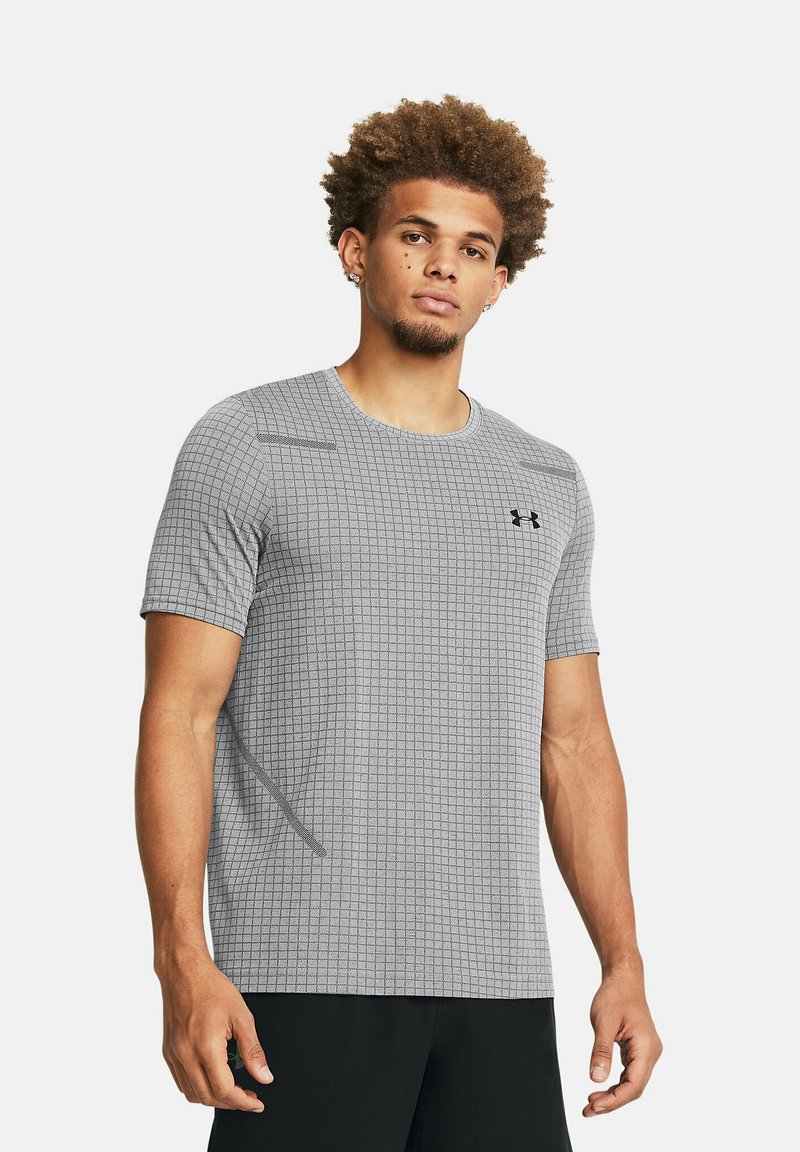 Under Armour VANISH SEAMLESS GRID - Sportovní tričko - mod gray