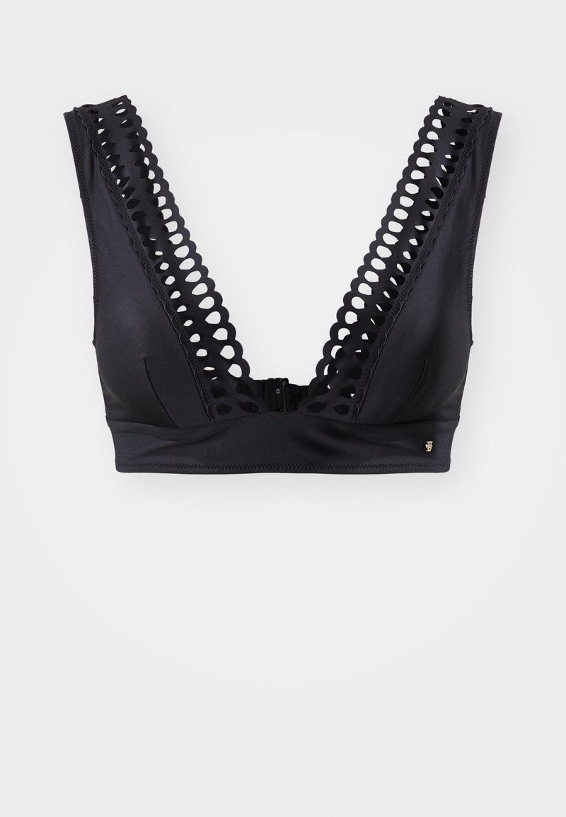 BOSS EYELET TRIANGLE - Haut de bikini - black/noir - ZALANDO.FR