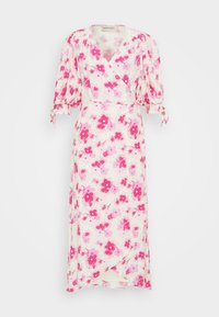 HANNAH DRESS - Freizeitkleid - hot pink/cream white