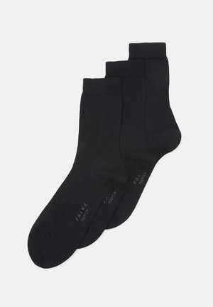 FAMILY 3-PACK SUSTAINABLE COTTON-MIX - Socks - black