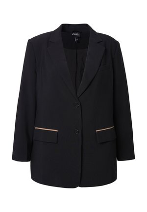 Ulla Popken, OVERSIZED STRETCH FIT BLAZER - Korte frakker - black