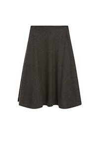 GINGHAM - A-line skirt - black