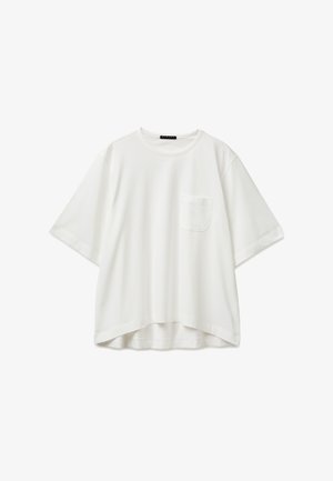 United Colors of Benetton, FLARED T-SHIRT IN PURE .. - T-Shirt basic - white