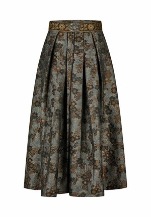 Spieth & Wensky, TRACHTENROCK "KATHRIN" 75CM - A-lijn rok - grau