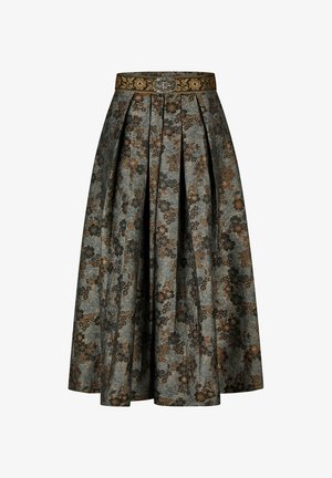 Spieth & Wensky, TRACHTENROCK "KATHRIN" 75CM - A-lijn rok - grau