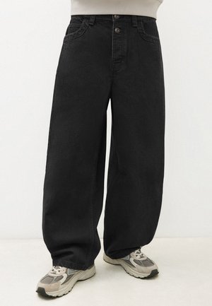 Bershka, - Jeansy Relaxed Fit
