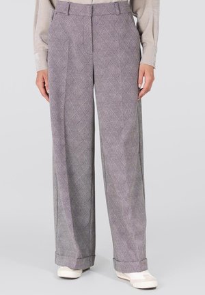 Broek - black/off white