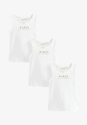 REGULAR FIT 3 PACK - Viršus - white