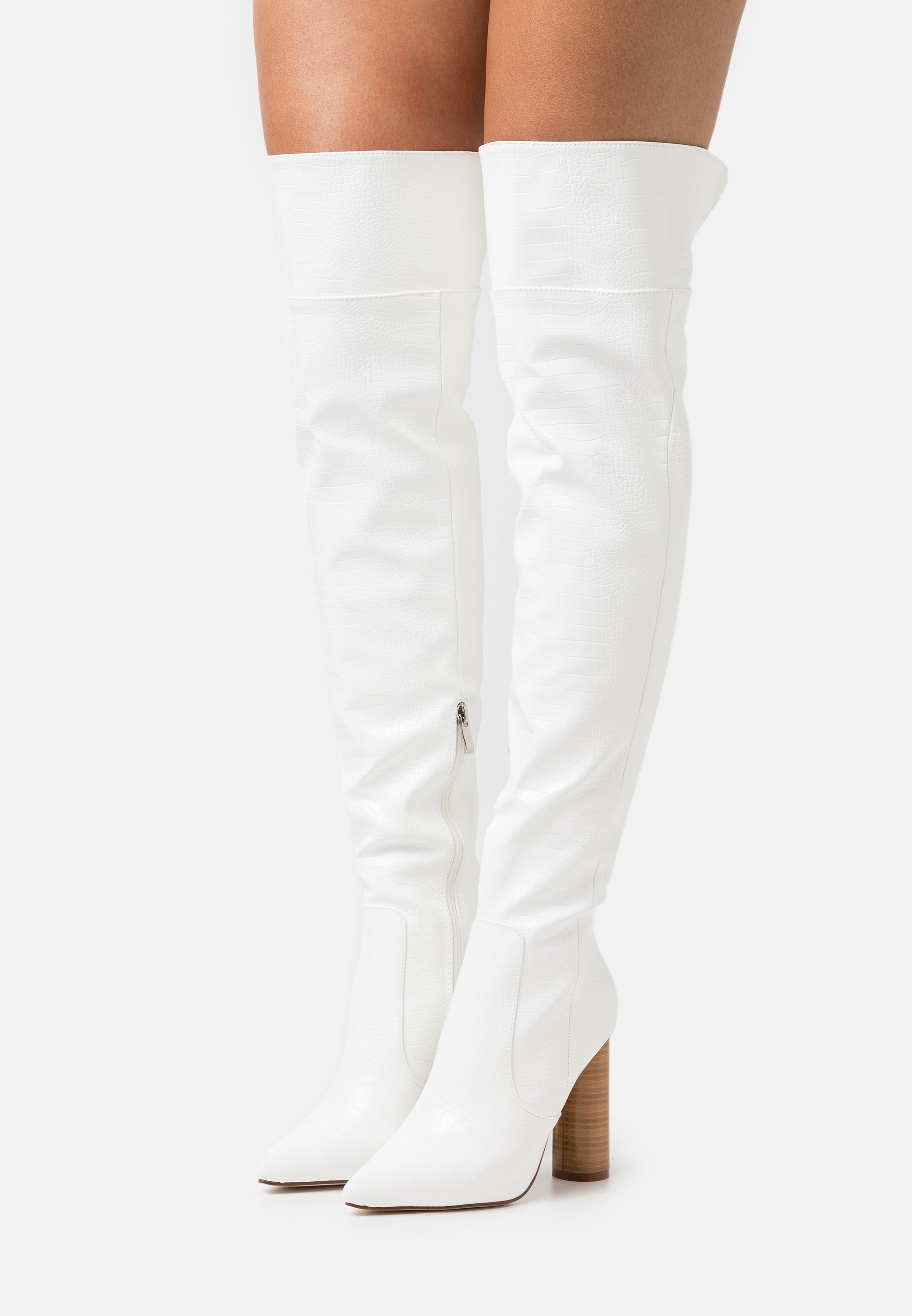 RAID TOFINO - Overknee laarzen - white/wit - Zalando.nl