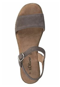 s.Oliver Keilsandalette - taupe