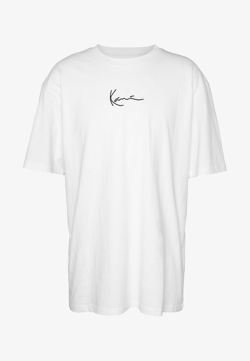 Karl Kani Kk Signature Tee T Shirt Bas White Vit Zalando Se