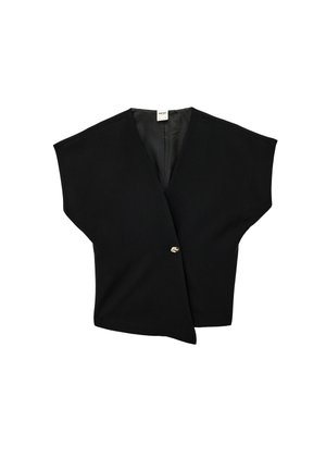 Koton, ASYMMETRIC VEST . - Smanicato - black