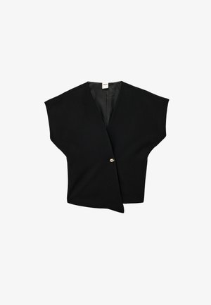 Koton, ASYMMETRIC VEST . - Bodywarmer - black