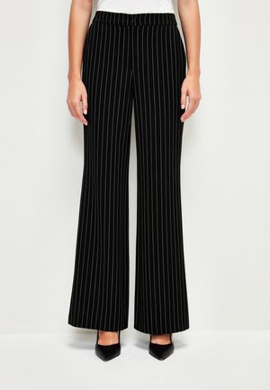 WIDE  - Pantalon classique - striped black