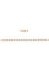 UNA ANGELIC TENNIS BRACELET ROUND CUT PAVÉ MEDIUM - Pulseira - rosé gold-coloured