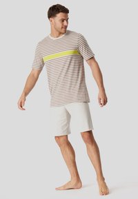 Schiesser RUNDHALS CASUAL - Pyjama set - braungrau