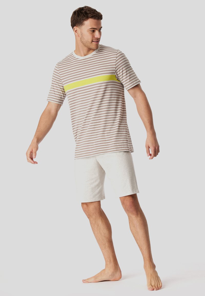 Schiesser RUNDHALS CASUAL - Pyjama set - braungrau