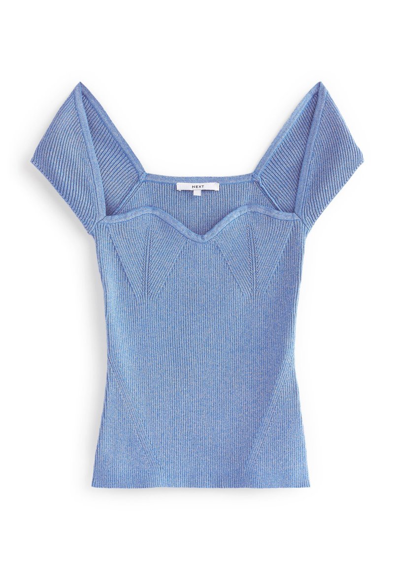 Next T-shirt print blauw