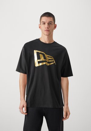 FLAG TEE - T-shirts med print - black