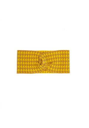 HOUNDSTOOTH - Paraorecchie - yellow