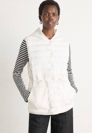PALONE - Waistcoat - open white