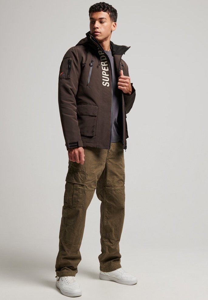 Superdry & Co ULTIMATE SD CHEATER - Chaqueta de entretiempo - dark oak brown