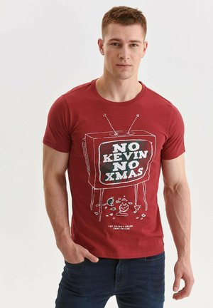 Top Secret Z MOTYWEM ŚWIĄTECZNYM - T-Shirt print - czerwony