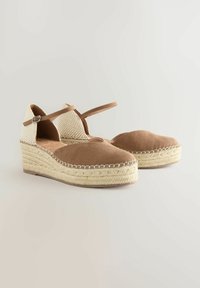 STANDARD WIDE FIT - FOREVER COMFORT CLOSED TOE - Plateaupumps - mottled brown