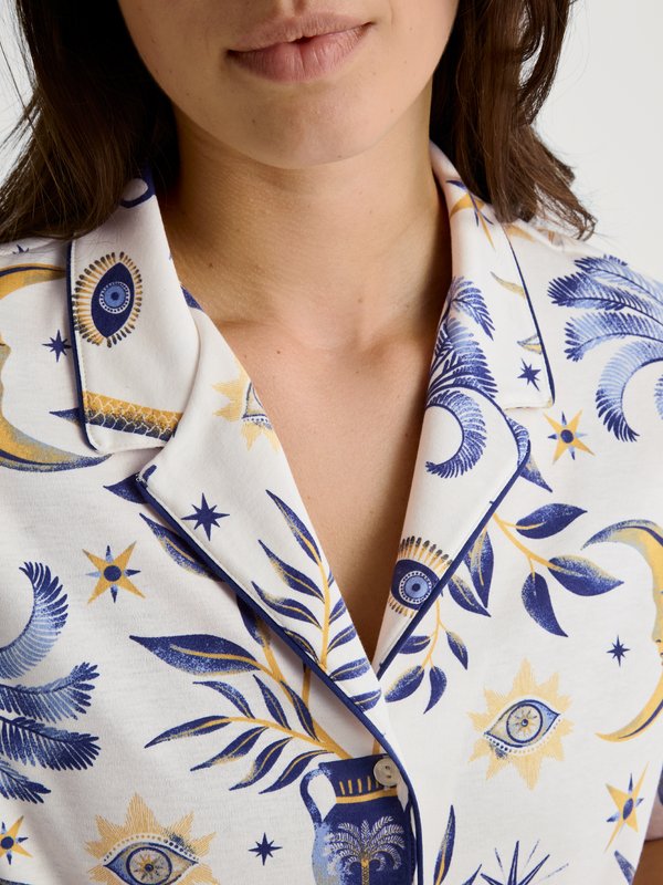 FAVOURITES MAGIC - Pyjama top - charm cream2