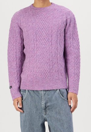 Strickpullover - purple