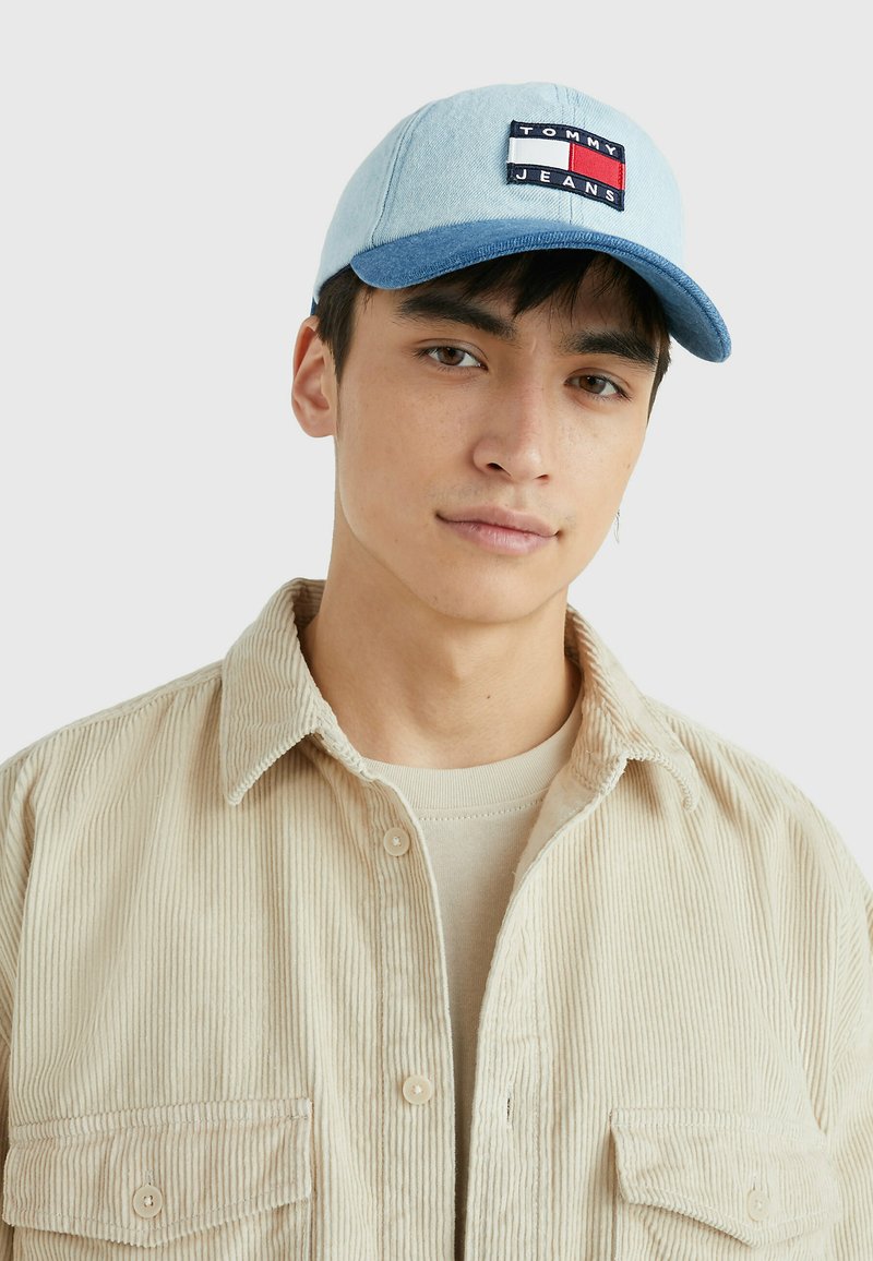 Tommy Jeans Cap - denim mix/blue denim - Zalando.at