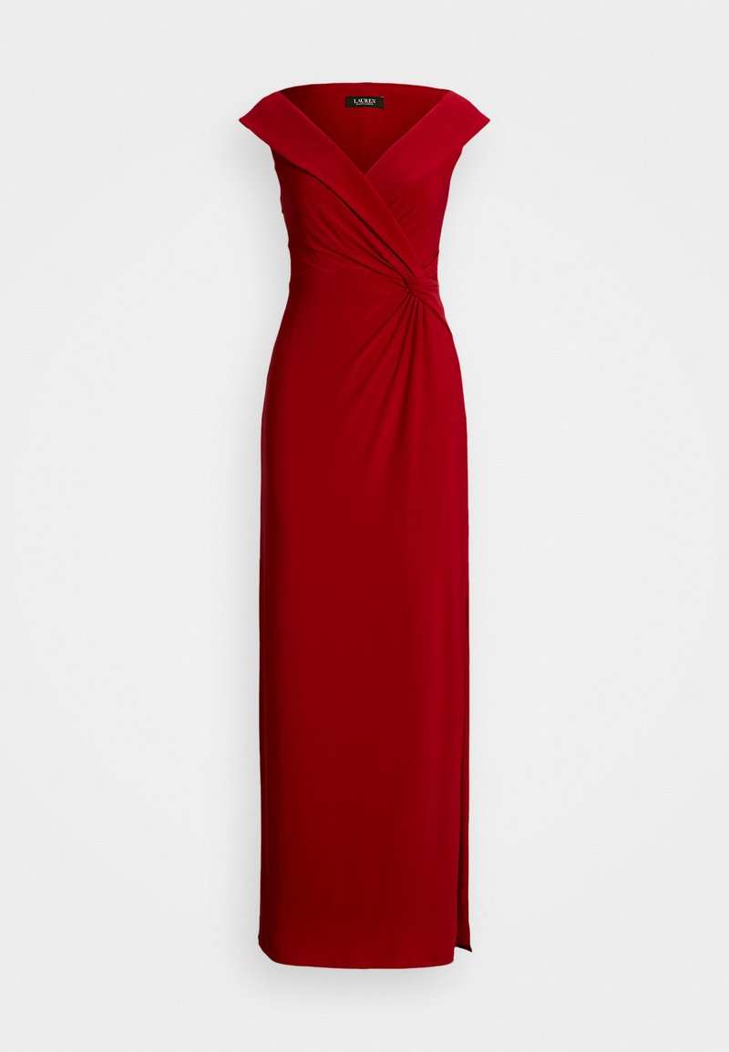 Lauren Ralph Lauren JERSEY OFF THE SHOULDER GOWN - Ένδυση για ειδικές περιστάσεις - festive red