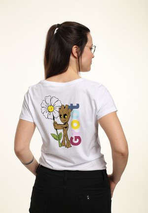 Print T-shirt - white