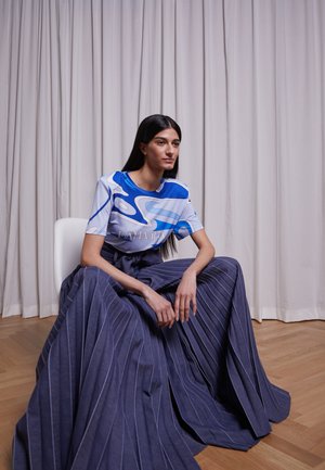 LOGO TEE LAGOON - T-shirt med print - blue lagoon
