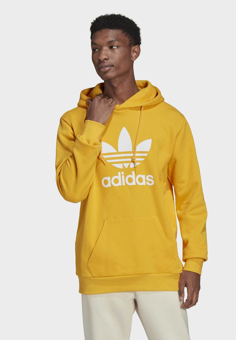 adidas Originals TREFOIL - Kapucnis pulóver - yellow